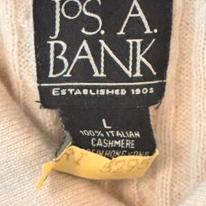 Jos. A. Bank Italian Cashmere Sweater - Beige